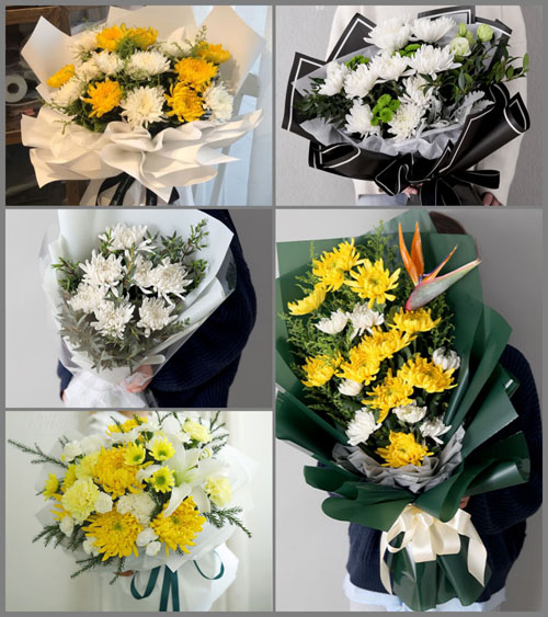 广东江门市开平市金鸡镇高镇村白事花束代送